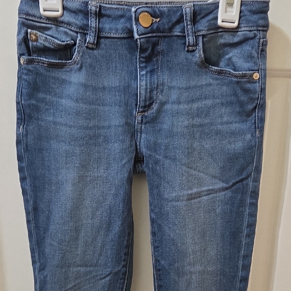 DL1961 Girl's Skinny Jeans in Classic Denim